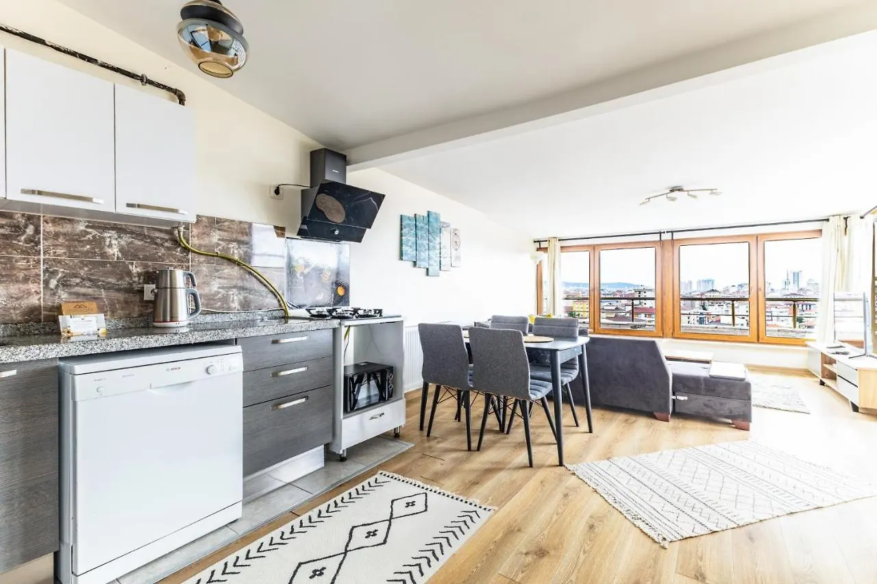 City View Flat W Terrace 10 Min To Buyaka Mall Istanbul Turkiet